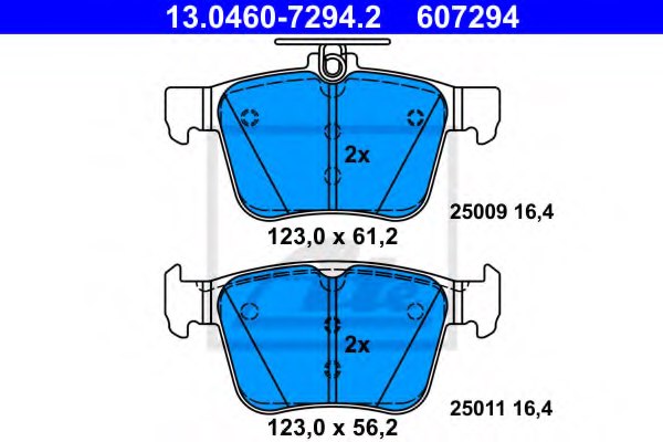 3Q0698451,VW 3Q0698451 Brake Pad Set, disc brake for VW