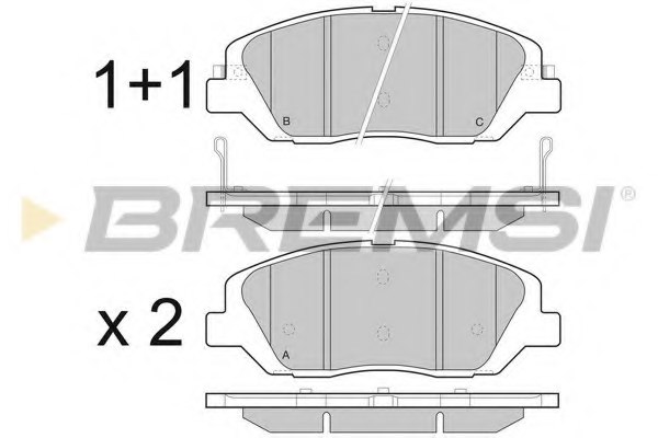 581012WA00,HYUNDAI 58101-2WA00 Brake Pad Set, disc brake for HYUNDAI