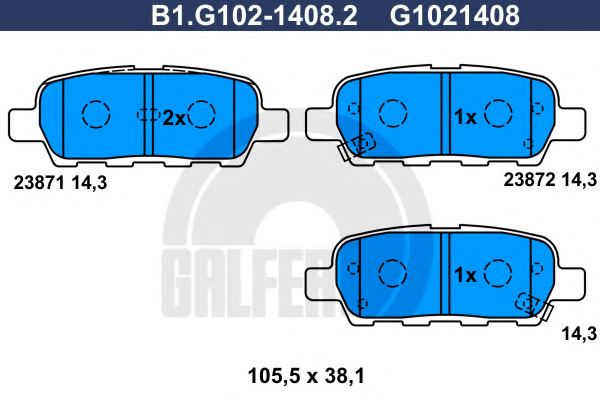 410601408R,RENAU 410601408R Brake Pad Set, disc brake for RENAU