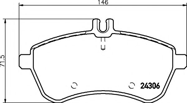 0074209220,MERCE 0074209220 Brake Pad Set, disc brake for MERCE