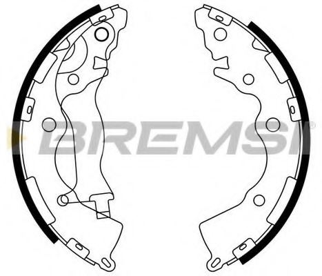 583051GA00,KIA 58305-1GA00 Brake Shoe Set for KIA