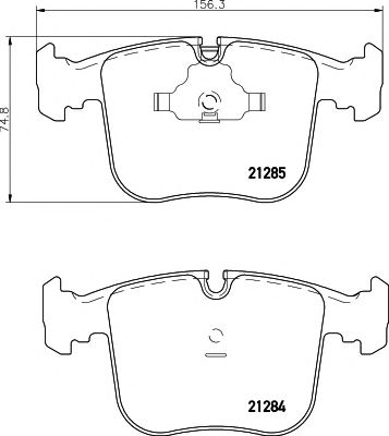 34111160296,BMW 34 11 1 160 296 Brake Pad Set, disc brake for BMW
