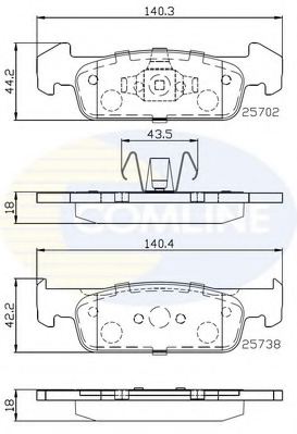 410609646R,DACIA 410609646R Brake Pad Set, disc brake for DACIA