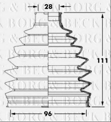 ハル 392418V125,NISSA 39241-8V125 Bellow Set, drive shaft for NISSA