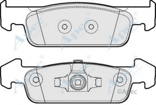 410609646R,DACIA 410609646R Brake Pad Set, disc brake for DACIA