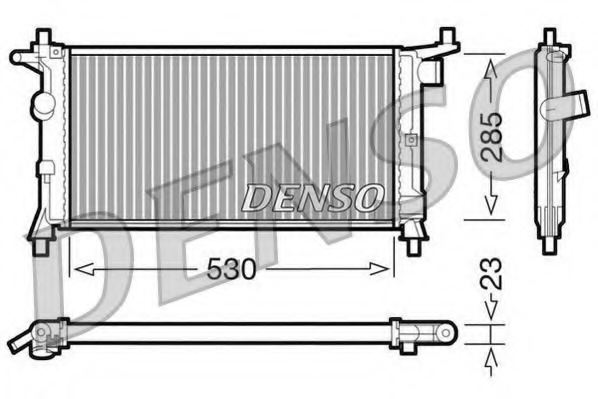 8MK 376 712-004 HELLA Radiator engine cooling