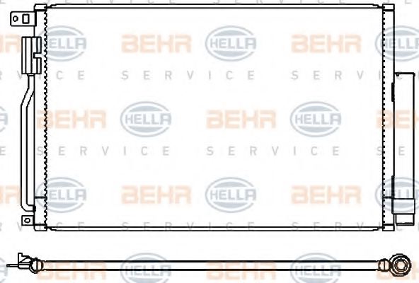 v/álvula de expansi/ón BEHR HELLA SERVICE 8UW 351 233-001 Boquilla de inyecci/ón