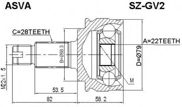 K。 4411778K00,SUZUK 44117-78K00 Joint Kit, drive shaft for SUZUK