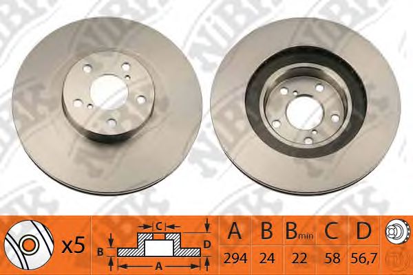 26300SA001,SUBAR 26300SA001 Brake Disc for SUBAR