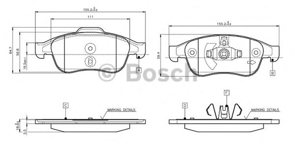 440603905R,RENAU 440603905R Brake Pad Set, disc brake for RENAU
