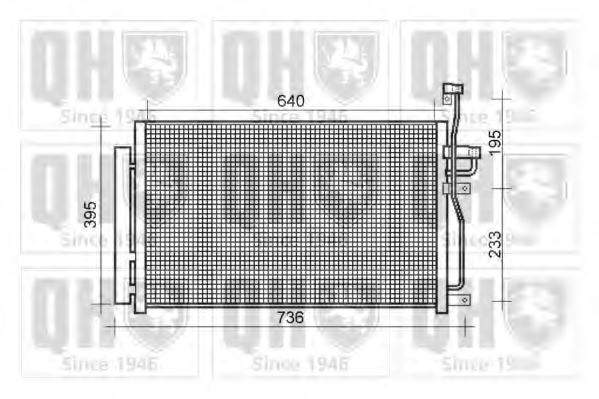 20759647,OPEL 20759647 Condenser, air conditioning for OPEL