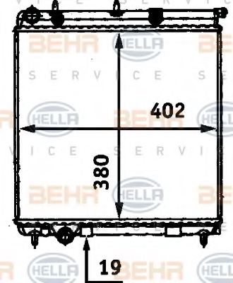 813361 Radiator 133361,PEUGE 133361 Radiator, engine cooling for PEUGE