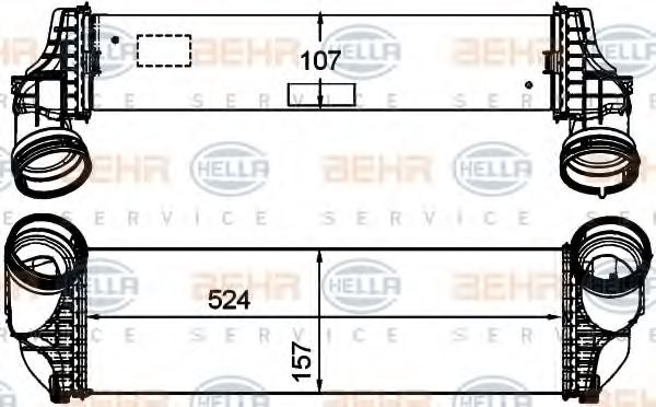 17517809321,BMW 17517809321 Intercooler, charger for BMW