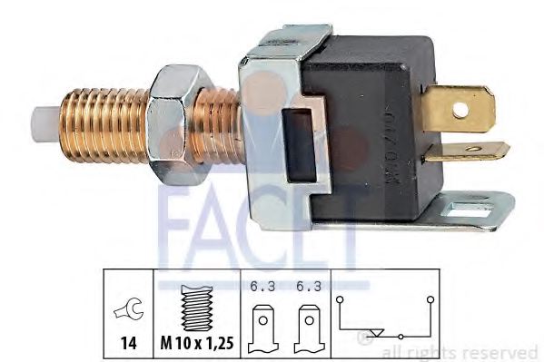 B00266490,MAZDA B00266490 Brake Light Switch for MAZDA