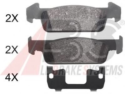 410602396R,RENAU 410602396R Brake Pad Set, disc brake for RENAU