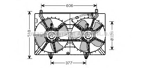 21481CG010,NISSA 21481CG010 Fan, radiator for NISSA