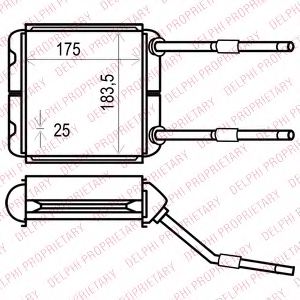 3095243,OPEL 3095243 Heat Exchanger, interior heating for OPEL