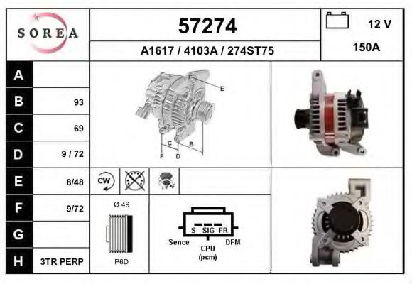 30795495,VOLVO 30795495 Alternator for VOLVO