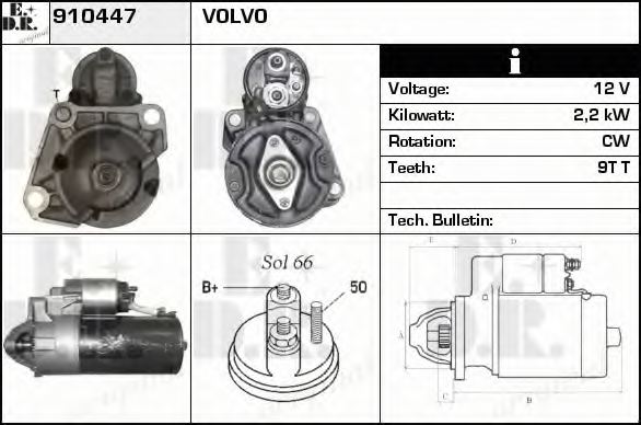 30782228,VOLVO 30782228 Starter for VOLVO