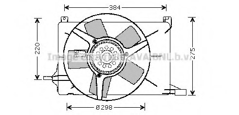 09117716,VAUXH 09117716 Fan, radiator for VAUXH