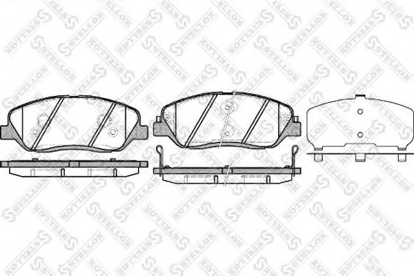 581012PA70,KIA 581012PA70 Brake Pad Set, disc brake for KIA
