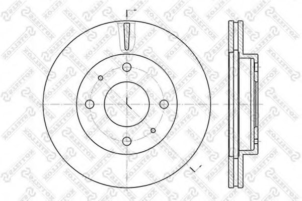5171233001,HYUNDAI 51712-33001 Brake Disc for HYUNDAI