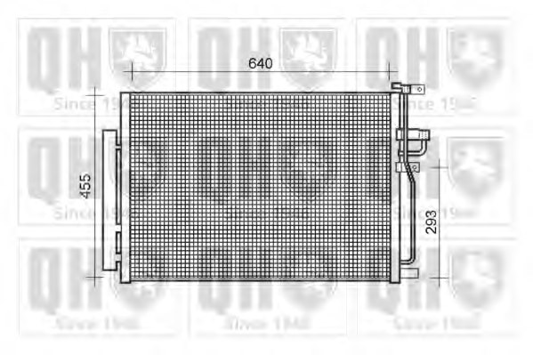 20759646,OPEL 20759646 Condenser, air conditioning for OPEL