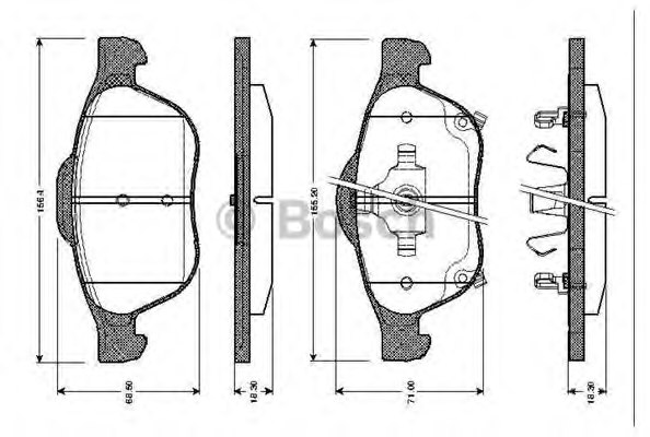 446505070,TOYOT 446505070 Brake Pad Set, disc brake for TOYOT