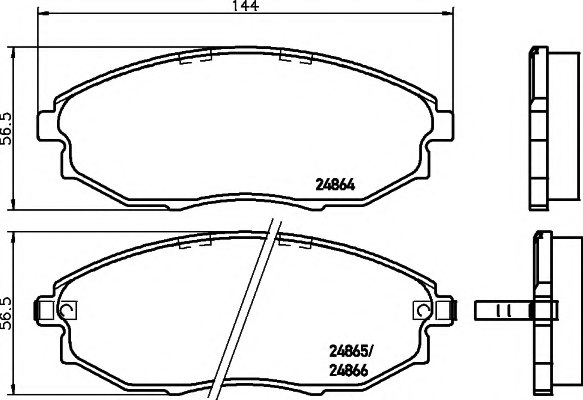 96496765,ACDELCO OES 96496765 Brake Pad for ACDELCO OES