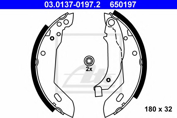 Ferodo FSB225 Brake Shoe Set set of 4