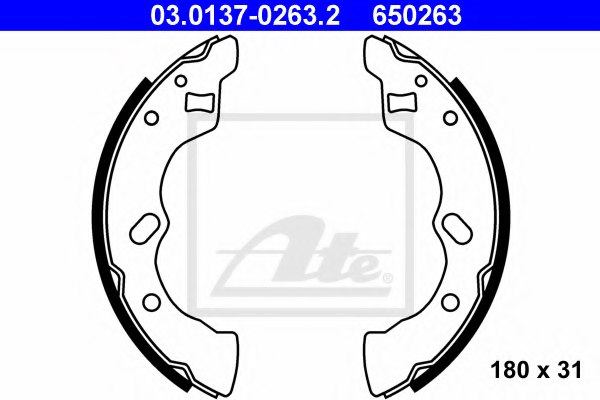 362356B,BENDIX 362356B Brake Shoe Set for BENDIX
