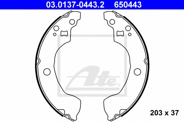 440608M126,NISSA 44060-8M126 Brake Shoe Set for NISSA