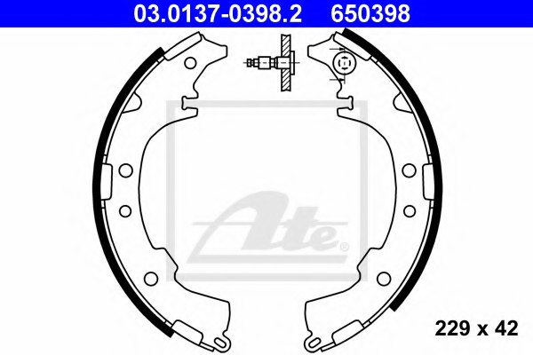 0449544010,TOYOT 04495-44010 Brake Shoe Set for TOYOT