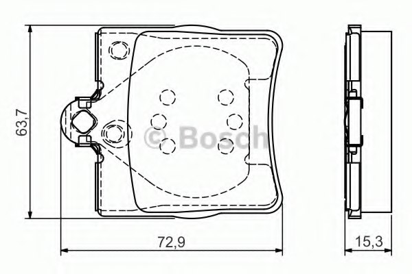 0024207420,MERCE 002 420 74 20 Brake Pad Set, disc brake for MERCE