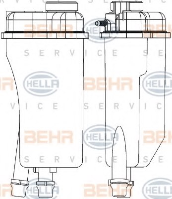 1436381,BMW 1436381 Expansion Tank, coolant for BMW