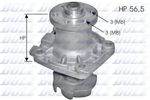4405285,FIAT 4405285 Water Pump for FIAT
