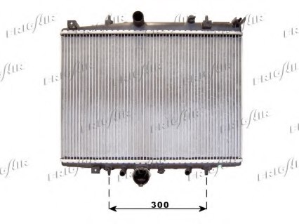 133070,PSA 133070 Radiator, engine cooling for PSA