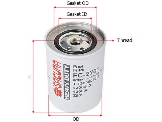 8943924740,ISUZU 8-94392-474-0 Fuel filter for ISUZU
