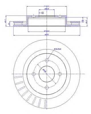 1661471,FORD 1661471 Brake Disc for FORD