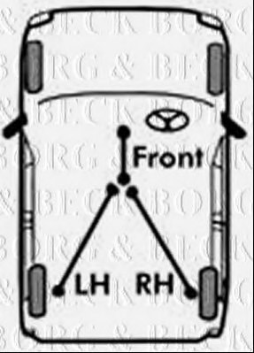 365302T801,NISSA 36530-2T801 Cable, parking brake for NISSA