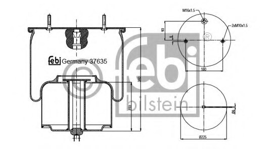 20554759,VOLVO 20554759 Boot, air suspension for VOLVO