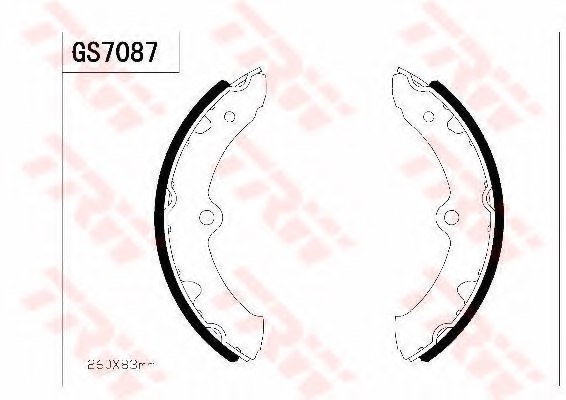 0449436090,TOYOT 04494-36090 Brake Shoe Set for TOYOT