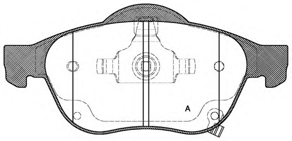 446505070,TOYOT 446505070 Brake Pad Set, disc brake for TOYOT
