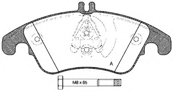 A0054201620,MERCE A0054201620 Brake Pad Set, disc brake for MERCE