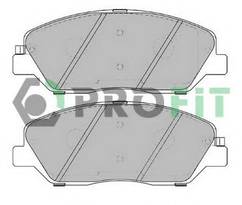 581012PA70,KIA 581012PA70 Brake Pad Set, disc brake for KIA