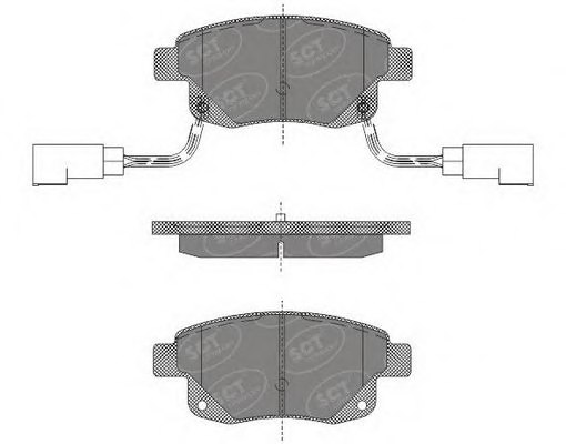 1560026,FORD 1560026 Brake Pad Set, disc brake for FORD
