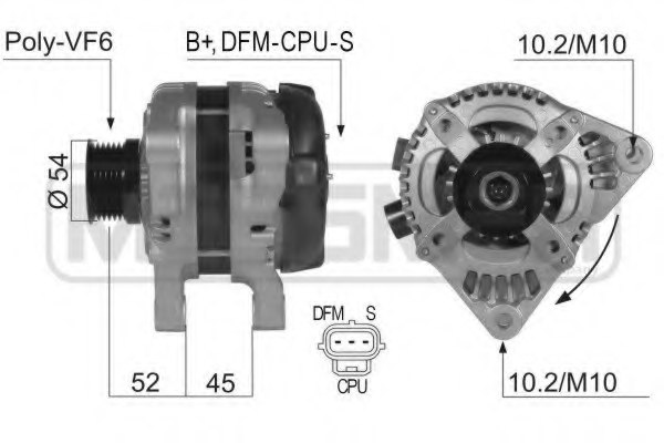 1477737,FORD 1477737 Alternator for FORD