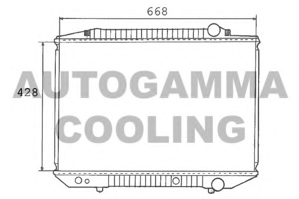 Radiator APDI 8010438