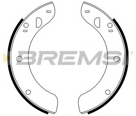 1484495,FORD 1484495 Brake Shoe Set for FORD