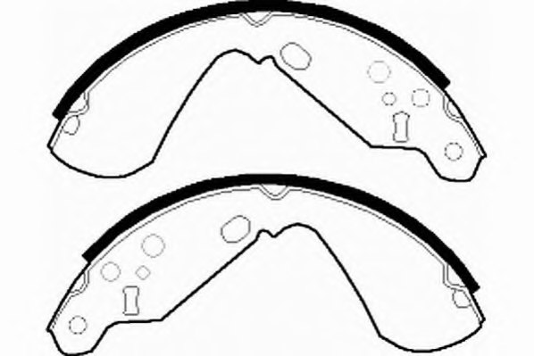 ゆの『drawing』 5321056B00,SUZUK 5321056B00 Brake Shoe Set for SUZUK